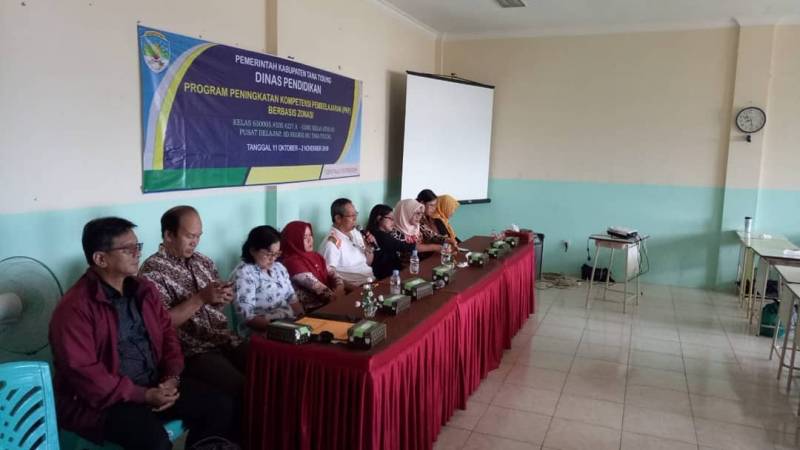 Dinas Pendidikan Kabupaten Tana Tidung melaksanakan Program PKB melalui Peningkatan Kompetensi Pembelajaran (PKP) Berbasis Zonasi Tahun 2019